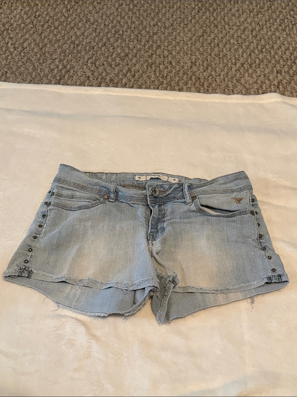 Distressed Jean Shorts